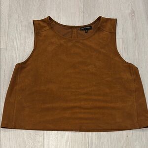 Faux suede banana republic Crop Tank Top xxl